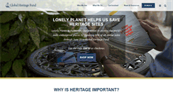 Desktop Screenshot of globalheritagefund.com