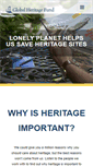 Mobile Screenshot of globalheritagefund.org